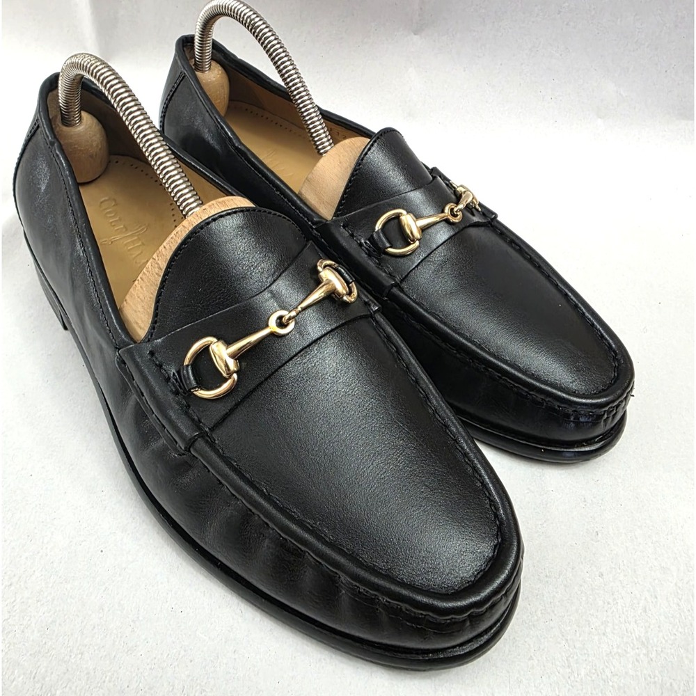 Cole Haan (Sz 9 M) Ascot II Horse Bit Men's Loafers Black Leather #C02498 Prep